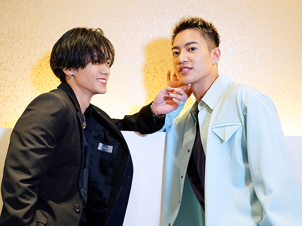 川村壱馬さんと三山凌輝さん