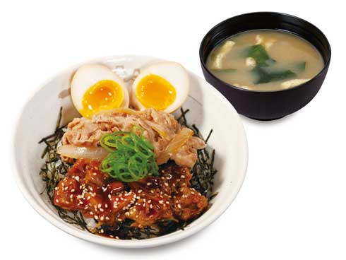 松屋 魯肉飯 魯肉コンボ牛めし