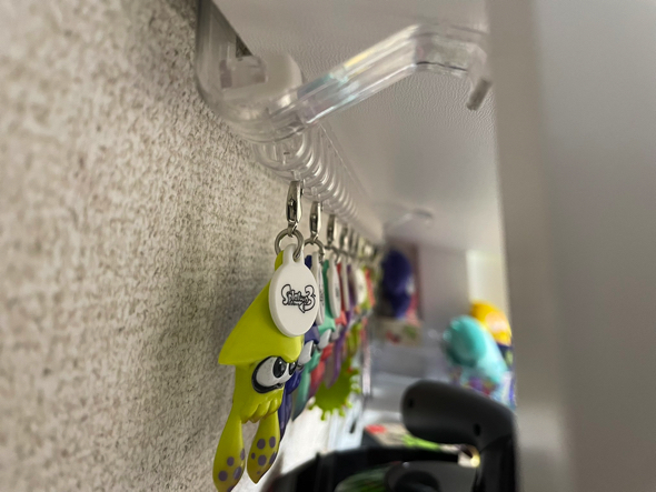 バインダーを使ったマスコットチャームの飾り方が画期的