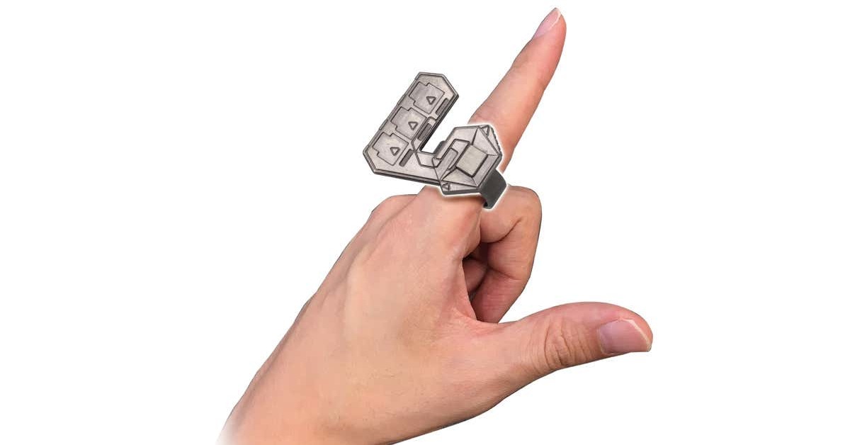 アニメ「遊☆戯☆王」のデュエルディスクをモチーフにした指輪が