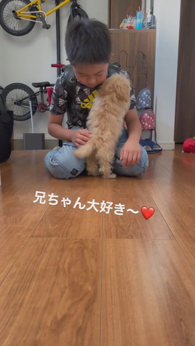 長男くんと再会ごっこ