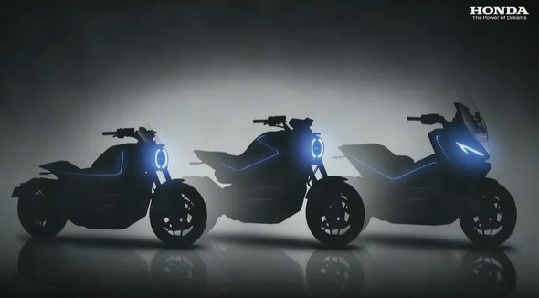 ホンダの大型電動二輪車