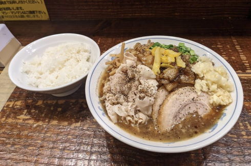麺なしラーメンライス