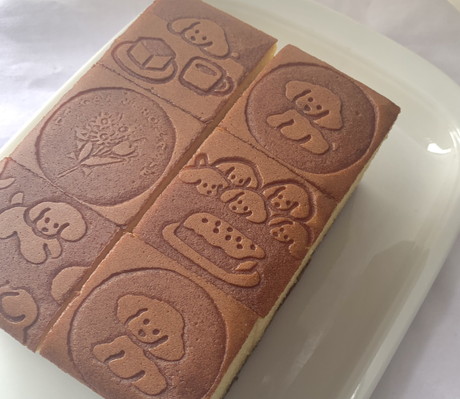 ワンコのカステラがかわいい