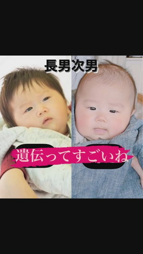 「遺伝ってすごいね」