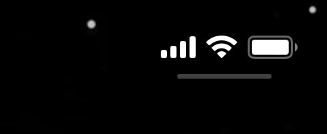 iOS 16 バッテリー残量表示