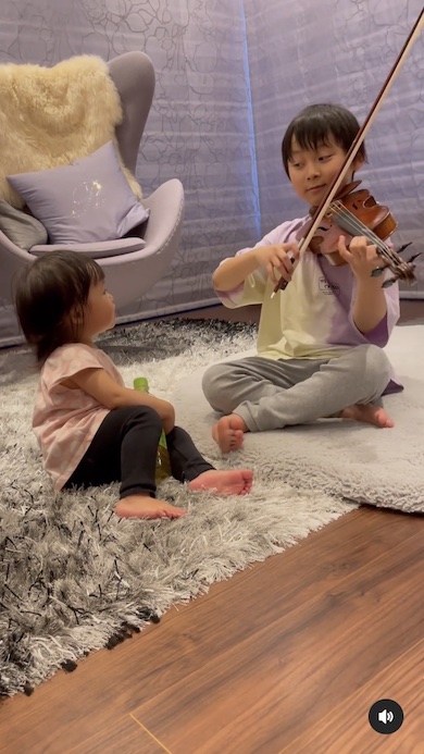 バイオリン violin アンパンマンマーチ 兄弟 Rui Ren