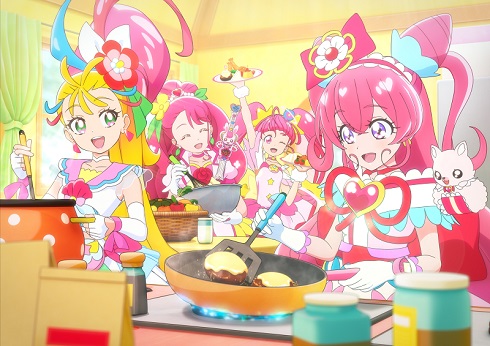 「プリキュア」シリーズ歴代4作品が共演する「わたしだけのお子さまランチ」
