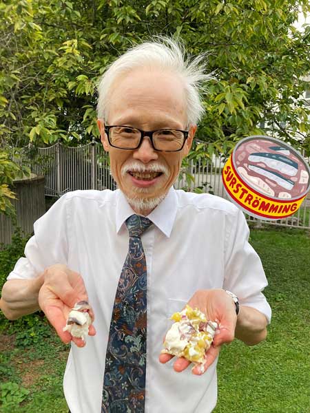 在スウェーデン日本国大使 シュールストレミング 寿司