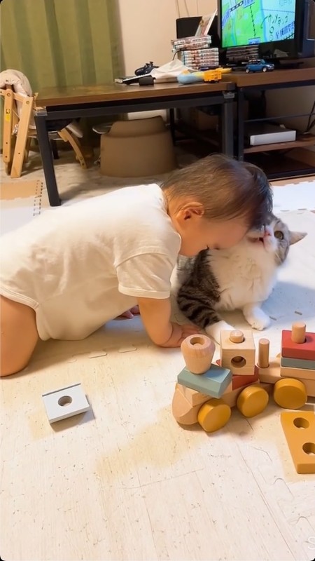 困惑する赤ちゃん