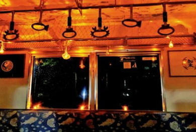 めでたいでんしゃ車内