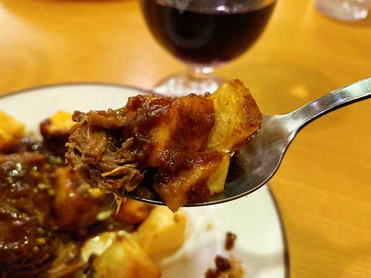 サイゼリヤ アレンジ メニュー 牛肉のシチュー カリっとポテト