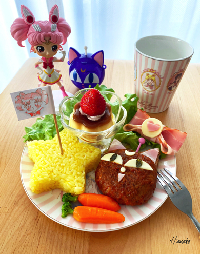 ちびうさの生誕祭ランチプレート