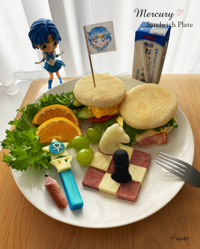 美少女戦士セーラームーンの生誕祭ランチプレートがかわいい