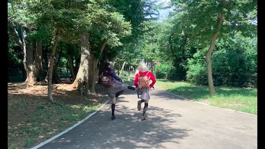 リコリコ リコリス・リコイル 百合キック コスプレ オープニング 再現