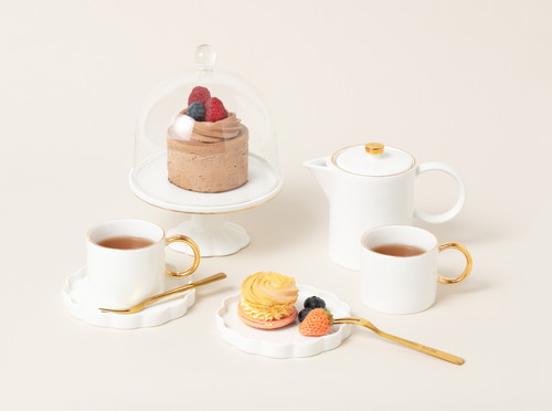 Francfranc新作「パステルスカラップ おうちカフェセット」が甘