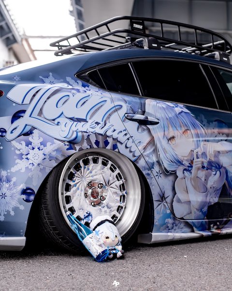 痛車 雪花ラミィ ホロライブ マツダ アテンザ