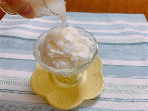 かき氷 カルピス