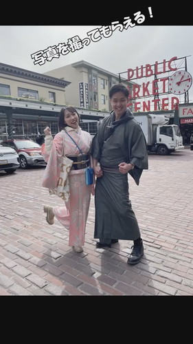 「【海外の反応】着物でシアトル観光したらこんな反応だった…」