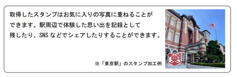 デジタル駅のスタンプ