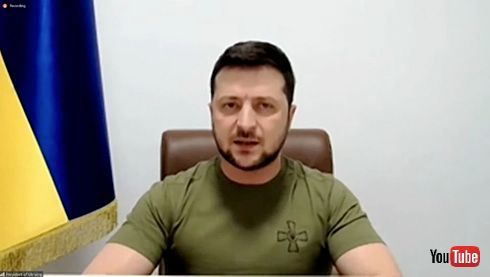 ウクライナのウォロディミル・ゼレンスキー大統領