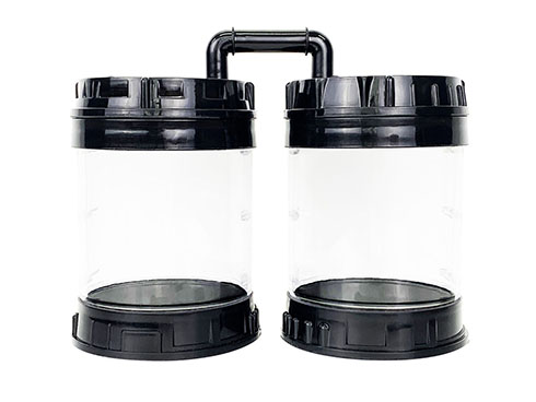 ラボポット型ディスプレイケース・横連結