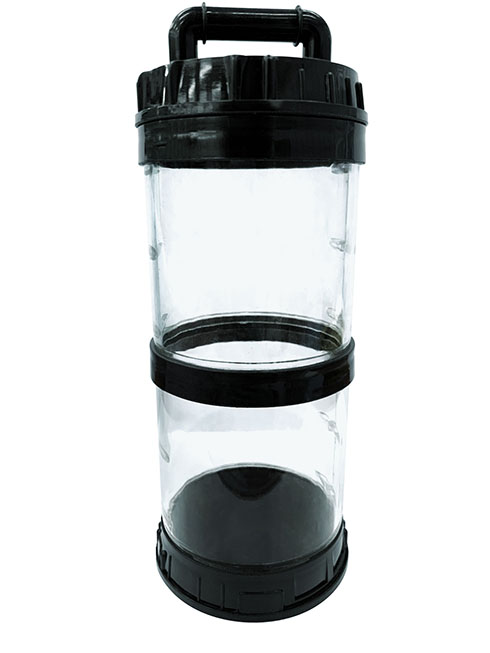 ラボポット型ディスプレイケース・縦連結