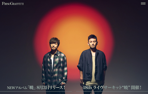 「18thライヴサーキット“暁”」公式グッズで人体模型作ったポルノグラフィティ