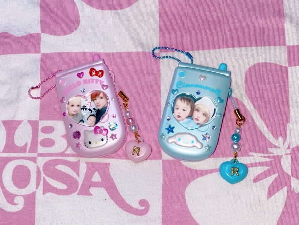 フォトフォルダーに好きな写真を入れてカスタマイズできる画像