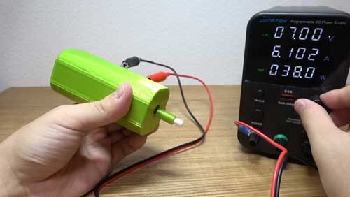 1分間に26500回転 電動消しゴム 自作 工作