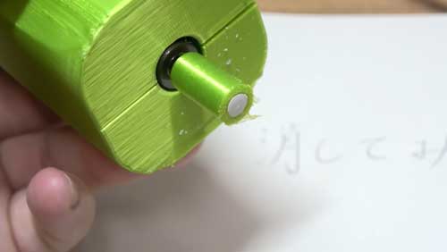 1分間に26500回転 電動消しゴム 自作 工作