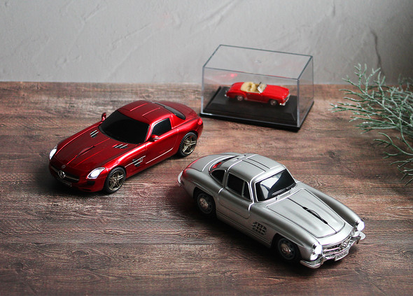 無線マウス「メルセデス・ベンツ 300SL」と「メルセデス・ベンツ SLS AMG」