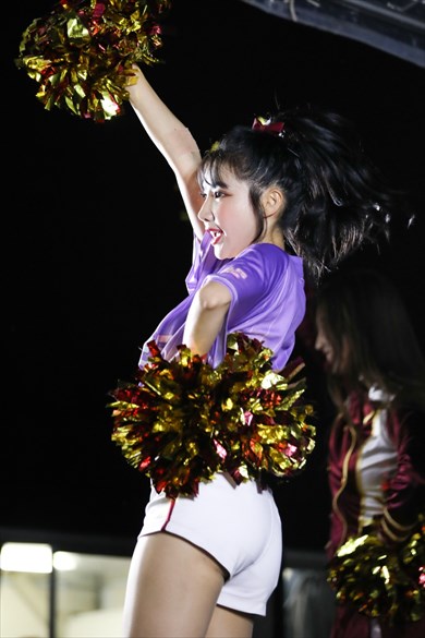 「楽天ガールズ」のユンシー、インルー、フェイフェイ