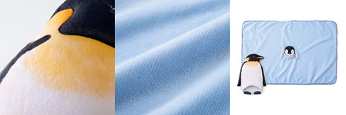コウテイペンギンクッション・素材