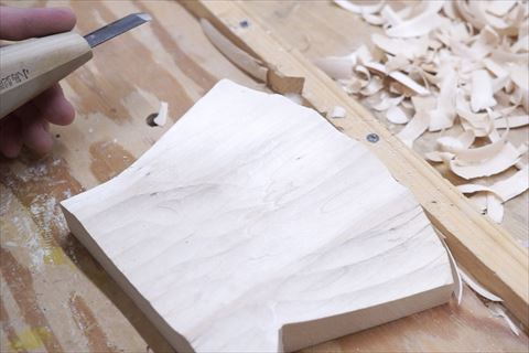 木彫り ティッシュ