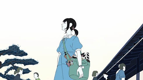 「四畳半タイムマシンブルース」でヒロイン役を務める明石さん