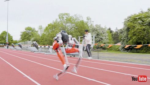 二足歩行ロボ100m走のギネス世界記録が更新　24秒73で転倒せずに走り抜く快挙達成