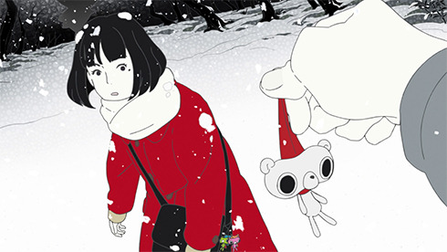 「四畳半タイムマシンブルース」で「私」と明石さんが初めて出会うシーン