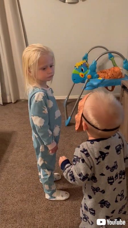 イタズラ好きの息子