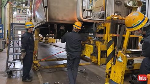 メンテナンス作業の様子