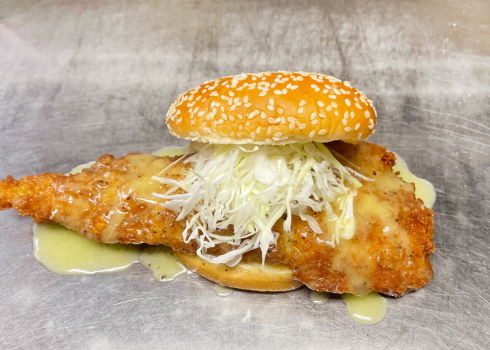 ドムドムバーガーびたびたバターフィッシュ