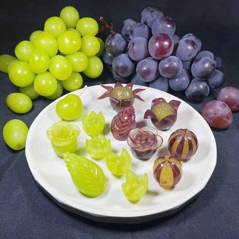 ブドウ シャインマスカット フルーツカット 飾り切り