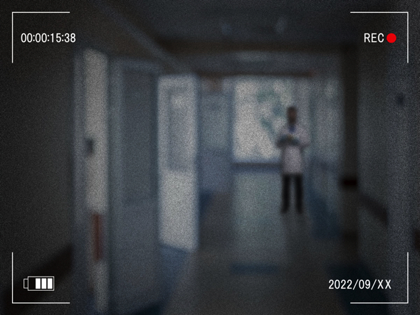 防犯カメラにうつる男