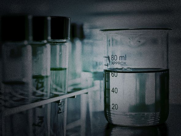 不気味な研究室