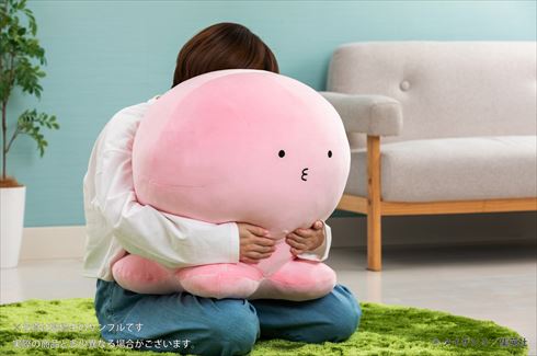 タコピー」の全長49センチ大ハッピーぬいぐるみ発売 踏んづけたら沈み