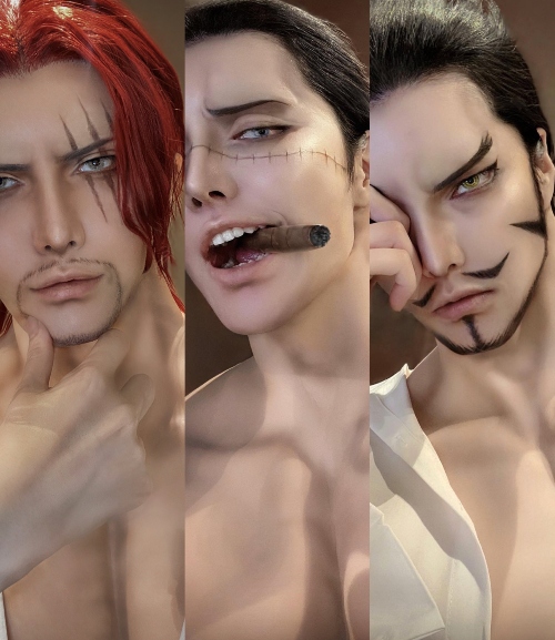 ワンピースのキャラクターコスプレメイク