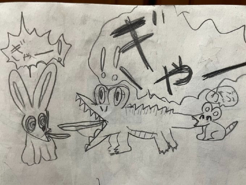 テンション好きすぎて無限に笑える絵