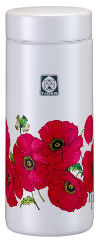 タイガー魔法瓶・花柄デザインボトル・ポピー