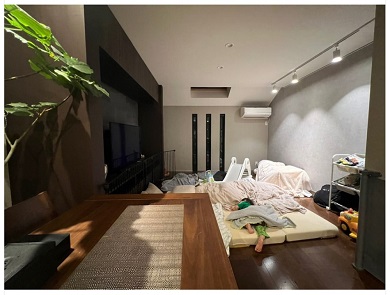 倉持由香の戸建新居リビング