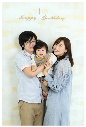 倉持由香の家族ショット